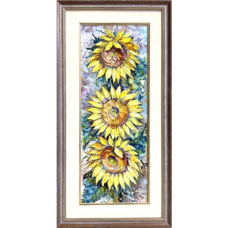 Three Sunflowers