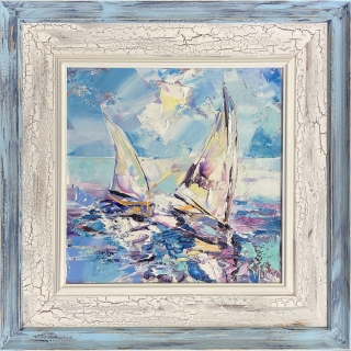 Две Платноходки в Синьо