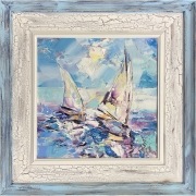 Две Платноходки в Синьо