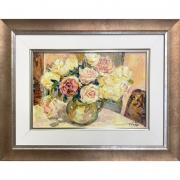 Жълти Рози във Ваза