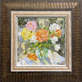 Bouquet of Yellow Spring Roses
