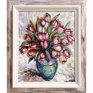 Bouquet Tulips in a vase