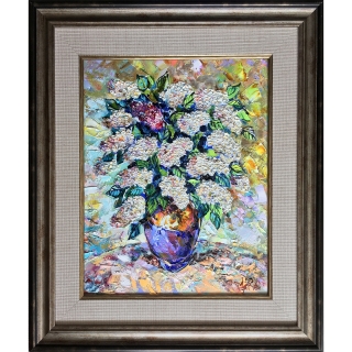 Lilac Bouquet on the Table