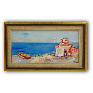 Seascape with Church