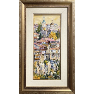 Old houses over the river