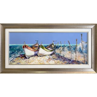 Sea Boats with Nets