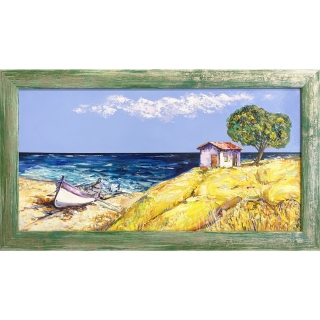 Summer House in Yellow Fields