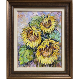 Sunflowers in summer