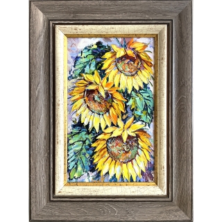 Sunflowers in summer