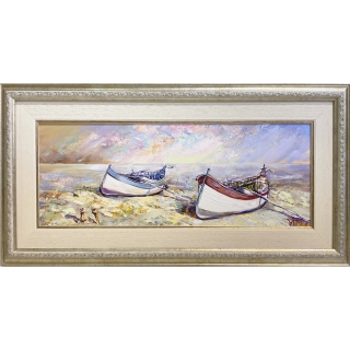 Two Fishing Boats on the Shore