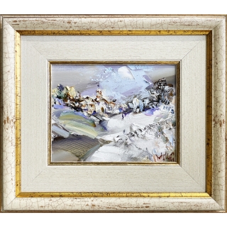 Winter Village in the Balkan