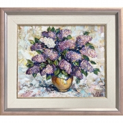 Lilacs in the Blue Vase