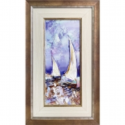 Sailboats near the Coast