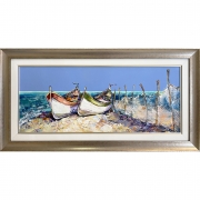 Sea Boats with Nets