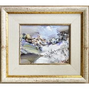Winter Village in the Balkan